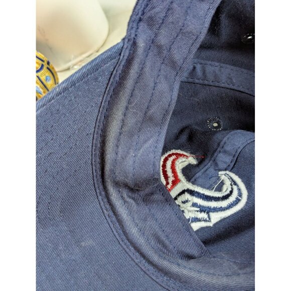 Houston Texans NFL Team Navy Cotton Adjustable Baseball Cap - Picture 4 of 5